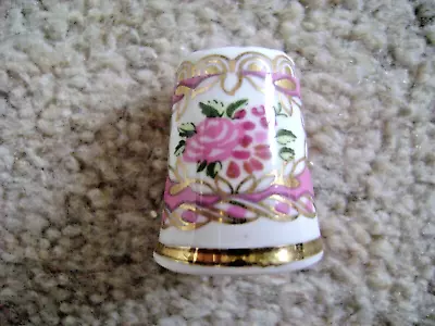 Buy Hammersley England Porcelain Collectable THIMBLE,hand Painted • 5£