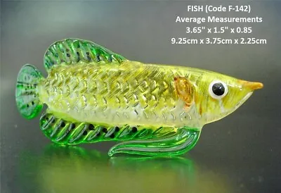 Buy BEAUTIFUL GLASS FISH Decorative Glass Ornament Blown Glass Figurine Glass Animal • 5.99£