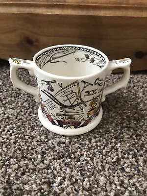 Buy Vintage Wade Royal Victoria Pottery 2 Handle Cider Mug God Speed The Plough 2.5” • 5.99£