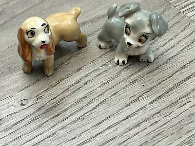 Buy Vintage Disney's Lady And Scamp  From 'Lady And The Tramp' Wade Whimsies • 18£
