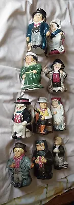 Buy 10 X Roy Kirkham Full Set Charles Dickens Toby Jugs • 100£