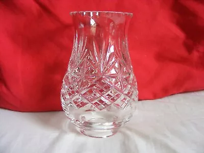Buy Oil Lamp Chimney Crystal Cut Glass Heavy Flu Lamp Shade  - Thomas Webb England • 15£