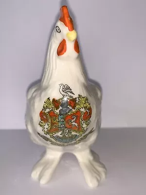 Buy Vintage Arcadian Crested China Cockerel. Broadstairs Crest. Approx 4” Tall. VGC. • 7.99£