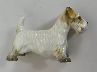 Buy Rare Vintage Terrier Dog Figurine Made In England 5”x4” • 41.94£