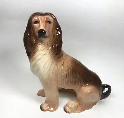 Buy Kingston Pottery England Hand Painted Afghan Dog Statue Figurine • 35£