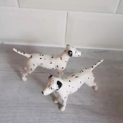 Buy Pair Of Beswick Dalmatian Dog  Small Gloss Figurines 1763 • 20£