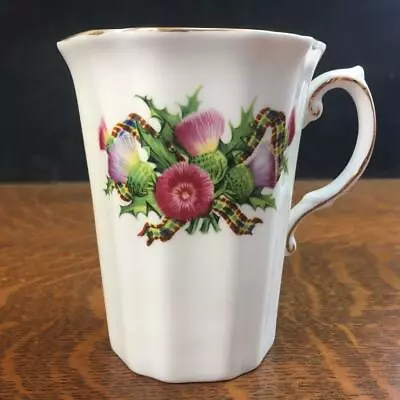 Buy Antique Vintage Royal Grafton Fine Bone China Thistle Mug Cup Made In England • 27.95£
