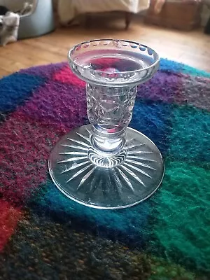 Buy Antique Cut Glass Candlestick • 12£