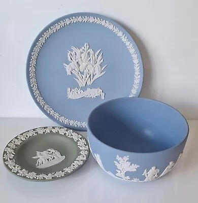 Buy Wedgewood Mother 1990 Plate & Bowl Bundle Blue Green China Collectables  • 19.99£