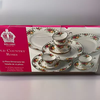 Buy Old Country Roses Royal Albert Dinnerware Set • 194.77£