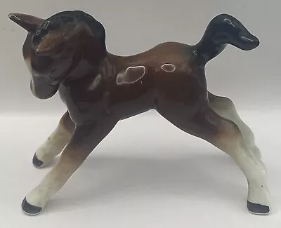 Buy Vintage Sylvac Pottery Gloss Brown White Horse Foal 1554 • 4.99£
