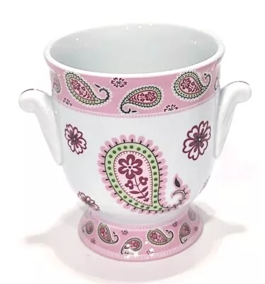 Buy Vera Bradley My Home Bermuda Pink Andrea By Sadek Vase Planter Pot Retired • 8.40£