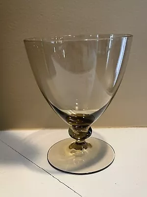 Buy Orrefors Simon Gate Amber Smoke Wine Glass Or Fruit Cocktail 3-1/2” Vintage MCM • 18.64£