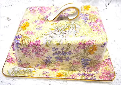 Buy Lord Nelson - Bcm Ware - Covered Rectangle Butter Dish - Heather # 2750 Chintz • 75.95£