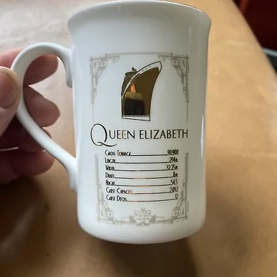 Buy Bins QEll Ship Fine Bone China Coffee Mug.Royalty. Queen. Excellent • 5.99£