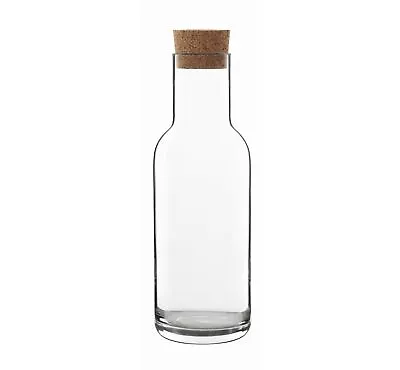 Buy Luigi Bormioli Sublime Carafe With Cork Stopper Crystal Glass Decanter - 1 L • 22.95£