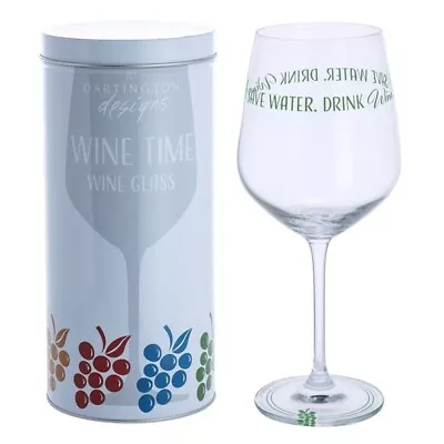 Buy Dartington Wine Glass: Wine Time Collection -  Save Water Drink Wine  • 12.15£