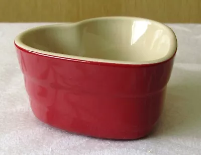 Buy Le Creuset Red Heart Shape Ramekin Stoneware • 3£