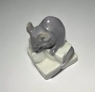 Buy Rare Vintage ROYAL COPENHAGEN Porcelain Mouse Eating Sugar Number 062 • 15.50£