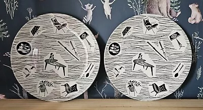 Buy Ridgway HOMEMAKER Pair Of Side Plates Vintage Retro 23 Cm • 19.95£