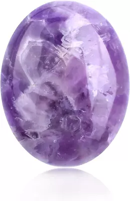 Buy Natural Amethyst Thumb Worry Stone, Aventurine Palm Worry Stone, Pocket Palm For • 8.97£