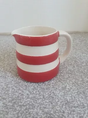 Buy Cornishware Small Red Striped Jug Milk Brand New • 19.50£