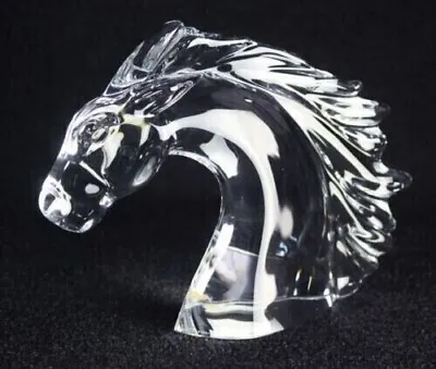 Buy Daum Crystal Horse Sculpture Cheval Vintage Glass • 465.97£