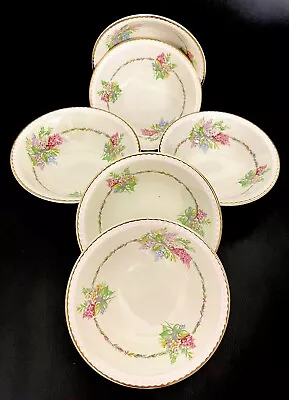 Buy Portland Pottery Cobridge Staffordshire Set Of 6 Soup/Cereal Bowls, England • 36.03£