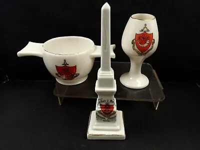 Buy Goss/Crested China - RIPON Crests Inc Fraser(Fort Augustus) Cuach, Wine Glass. • 7£