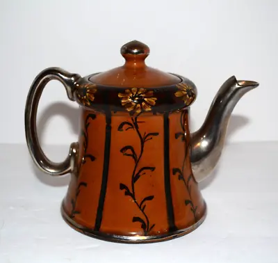 Buy H.J Wood Burslem England BEAUTIFUL Hand Painted 4  Tea Pot Teapot Earthenware • 26.08£