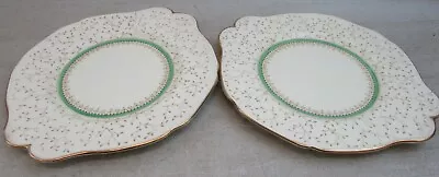 Buy Paragon Bone China - 2 X Vintage  Brackenmore Pattern Sandwich Serving Plates • 12£