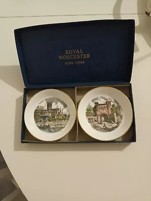 Buy Set Of 2 Royal Worcester Mini Plates • 0.99£