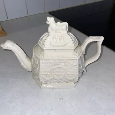 Buy New Boxed Royal Creamware V & A Ltd Edition Chinese Style Mini Teapot • 10£