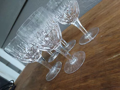 Buy Stuart England Crystal Hampshire Glassware Water Goblets 6 3/4  Set Of 5 • 37.27£