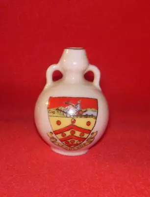 Buy Arcadian Crested China Vase Lechlade Crest • 5.99£