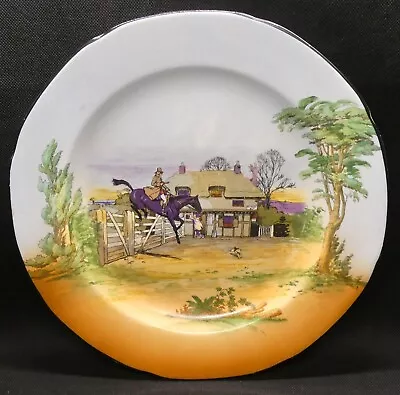 Buy Burleigh Ware Cecil Aldin Merrie England Plate - 26cm Diameter • 29.32£