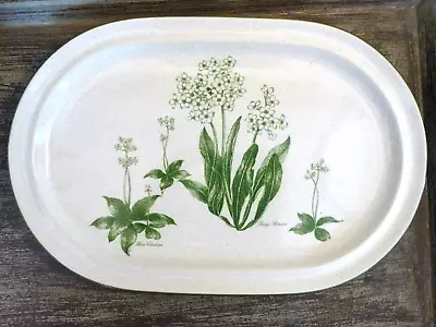 Buy Vintage Noritake Stoneware Mountain Flowers Serving Platter Oval Speckled 14  • 9.27£