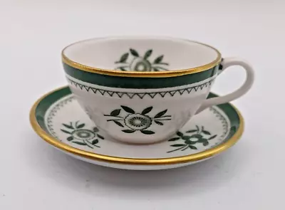 Buy Spode Bone China Miniature Green & White Cup & Saucer • 4.99£