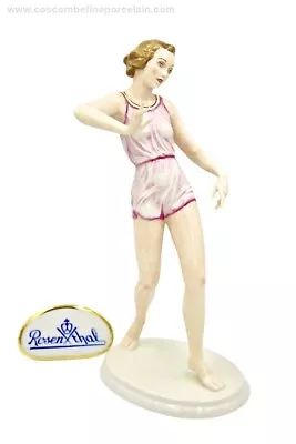Buy FABULOUS Art Deco Rosenthal Porcelain Figurine Olympian Runner Gustav Oppel 30cm • 365£