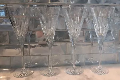 Buy Set Of 4 Royal Doulton Elegant Athena Fire Champagne Flutes Excellent 9.75  Tall • 148.18£