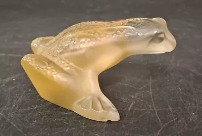 Buy Lalique Glass Jumping Frog Paperweight Ornament Figurine T2370 AC235 • 36£