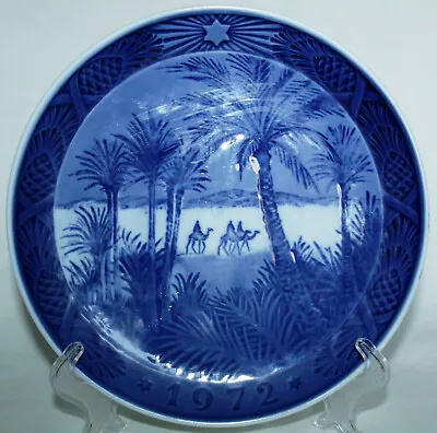 Buy Annual Christmas Plate 1972 In The Desert - Royal Copenhagen Kai Lange  • 10£