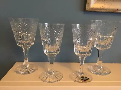 Buy 4x Royal Brierley Stratford Crystal Wine Glasses 2 X 5  & 2 X 5.5  Tall. Signed • 39.95£