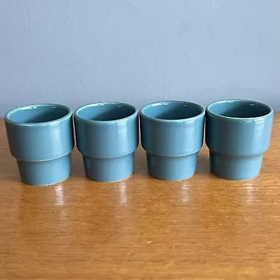 Buy Four Vintage Poole Pottery Grey Egg Cups • 10£