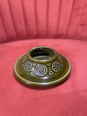 Buy Vintage Ulster Ceramics Ireland Pottery Celtic Green Tealight Candle Holder Dish • 9.99£