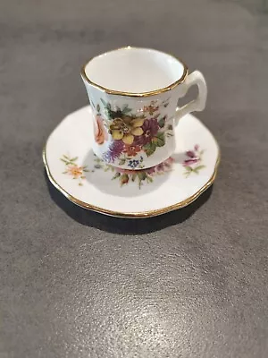 Buy Miniature Tea Cup & Saucer From Hammersley Bone China (F Howard) • 7£