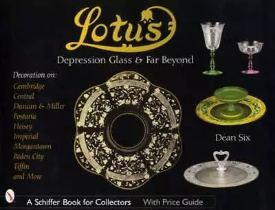 Buy Lotus Depression Glass Made For Imperial Cambridge Fostoria Etc Collector Guide • 23.30£