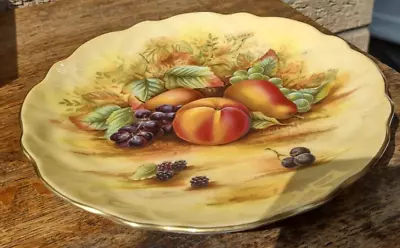 Buy Aynsley  Orchard Gold  Pattern  Scallop Edge Plate • 35£