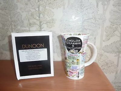 Buy Dunoon English Grammar & Punctuation Tall Mug Design By Caroline Dadd BNIB • 22.99£
