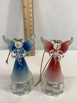 Buy Colors Of Birthstone Illuminated Glass Angel Ornament, 2pk • 9.31£